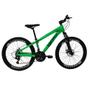 Imagem de Bicicleta Gios FRX Freeride Aro 26 Freio a Disco 21 Velocidades Cambios Shimano Verde Neon