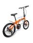 Imagem de Bicicleta Gtr-x Pliage Dobrável Aro 20 Freios A Disco 7v Laranja