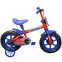 Imagem de Bicicleta infantil aro 12 arco iris vermelha/azul track bikes