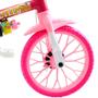 Imagem de Bicicleta Infantil Aro 12 Cairu Flower Lilly Freio Tambor 1 Marcha Cestinha