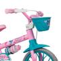 Imagem de Bicicleta Infantil Aro 12 Charm com Rodinhas - Rosa