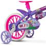 Imagem de Bicicleta Infantil Aro 12 com rodinhas Nathor Violet de 3 a 5 anos