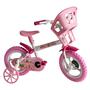 Imagem de Bicicleta Infantil Aro 12 com rodinhas Princesa Menina