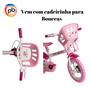 Imagem de Bicicleta Infantil Aro 12 com rodinhas Princesa Menina
