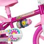 Imagem de Bicicleta Infantil Aro 12 Flower 11 Nathor Com Rodinhas