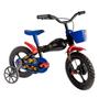 Imagem de Bicicleta Infantil Aro 12 Moto Bike Azul De 3 A 5 Anos Styll