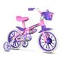 Imagem de Bicicleta infantil aro 12 nathor cat c/rodinhas