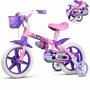 Imagem de Bicicleta Infantil Aro 12 Nathor Cat Violeta Menina 2-5 Anos