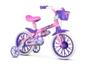 Imagem de Bicicleta Infantil Aro 12 Nathor Menina Cat PU com Rodas