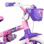 Imagem de Bicicleta Infantil Aro 12 Nathor Menina Cor Rosa/Violeta