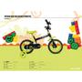 Imagem de Bicicleta Infantil Aro 12 Preto com Verde Kami Blocks