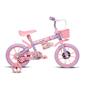 Imagem de Bicicleta Infantil Aro 12 Rodinhas Sonic Amy Lilás Verden