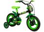 Imagem de Bicicleta Infantil Aro 12 Track & Bikes Arco Íris Verde com Rodinhas