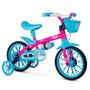 Imagem de Bicicleta Infantil Aro 12 Unicórnio Até 21kg Rodinhas e Garrafinha 200ml Absolute Kids