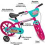 Imagem de Bicicleta Infantil Aro 14 Pink Sweet Game - Bandeirante 3046