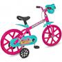 Imagem de Bicicleta Infantil Aro 14 - Sweet Game - Rosa - Bandeirante