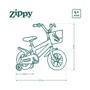 Imagem de Bicicleta Infantil Aro 16 Bike Criança Menino Zippy Laranja