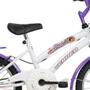 Imagem de Bicicleta Infantil Aro 16 Breeze Lilás Com Rodinhas De Treinamento Menina Verden