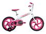 Imagem de Bicicleta Infantil Aro 16 Caloi Ceci Branco e Rosa