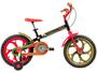 Imagem de Bicicleta Infantil Aro 16” Caloi Power Rex - 1 Marcha Branco com Rodinhas Freio V-Brake
