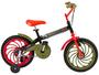 Imagem de Bicicleta Infantil Aro 16 Caloi Rex Preta - com Rodinhas