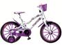 Imagem de Bicicleta Infantil Aro 16 Colli Amorinha Branco e 