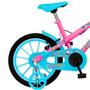 Imagem de Bicicleta Infantil Aro 16 Colli Aurora Fest Freio V-Brake 1 Marcha Cestinha
