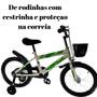 Imagem de Bicicleta Infantil Aro 16 Com Cestinha Elite Cor Branca
