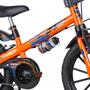Imagem de Bicicleta Infantil Aro 16 Extreme Com Rodas Laranja Preto