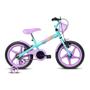 Imagem de Bicicleta Infantil Aro 16 Fofys Tiffany Com Rodinhas De Treinamento Menina Verden