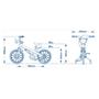 Imagem de Bicicleta Infantil Aro 16 Frozen Feminina 5 a 8 Anos Nathor