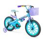 Imagem de Bicicleta Infantil Aro 16 Frozen Feminina 5 a 8 Anos Nathor