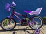 Imagem de Bicicleta Infantil Aro 16 Gy Bike Com Cestinha e Bagageiro de Boneca