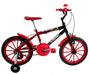 Imagem de Bicicleta Infantil Aro 16 Masculina Menino Rodas Treinamento