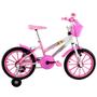 Imagem de Bicicleta Infantil Aro 16 Milla com Cestinha cor Rosa