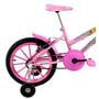 Imagem de Bicicleta Infantil Aro 16 Milla com Cestinha cor Rosa