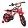 Imagem de Bicicleta Infantil Aro 16 Moto Cross Vermelha 1172 - Unitoys