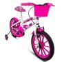 Imagem de Bicicleta Infantil Aro 16 Paty Branca/Pink - Ello Bike