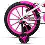 Imagem de Bicicleta Infantil Aro 16 Paty Branca/Pink - Ello Bike