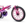 Imagem de Bicicleta Infantil Aro 16 Rodinhas Menina Top Girls Nathor
