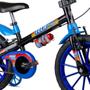 Imagem de Bicicleta Infantil Aro 16 - Tech Boys - Menino - Preto e Azul - Nathor