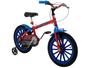 Imagem de Bicicleta Infantil Aro 16 Track & Bikes Dino - Vermelha com Rodinhas Freio V-Brake