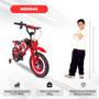 Imagem de Bicicleta Infantil Aro 16 Vermelha Uni Toys Com Som de Moto e até 50KG