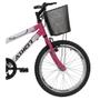 Imagem de Bicicleta Infantil Aro 20 Athor Charme Feminina Com Cesta