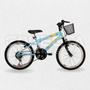 Imagem de Bicicleta Infantil Aro 20 Athor Charmy 18v Criança C/ Cesto