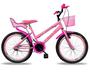 Imagem de Bicicleta Infantil Aro 20 bicicleta de Feminina menina  com Cadeirinha de Boneca e rodinha