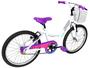 Imagem de Bicicleta Infantil Aro 20 Caloi Ceci Branca - com Cestinha Freio V-Brake