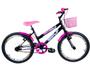 Imagem de Bicicleta Infantil Aro 20 Feminina  Aro Aero + Rodinha de Treinamento - Wolf Bike