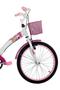 Imagem de Bicicleta Infantil Aro 20 Feminina Fashion com Paralama e Cesta