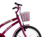 Imagem de Bicicleta Infantil Aro 20 Feminina Susi Rosa Pink Com Para-lama e Cesta